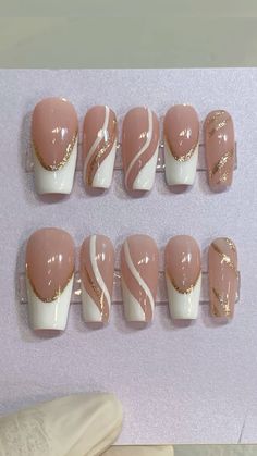 Nail Art Designs Press On Nails, Pressonnails Designs, Press On Nail Designs Nailart, 2d Nail Art Design, Press On Nails Design Ideas, Step By Step Nail Designs, Nail Designs Photo, Press On Nails Ideas, Press On Nail Designs