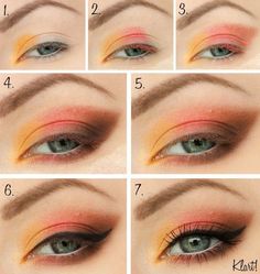 Natural Eye Makeup Tutorial, Makeup Charts, Professional Makeup Kit, Colourpop Eyeshadow, Basic Makeup, Eye Tutorial, Natural Eye Makeup