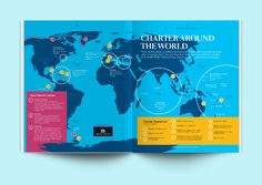 an open book with the words charter around the world