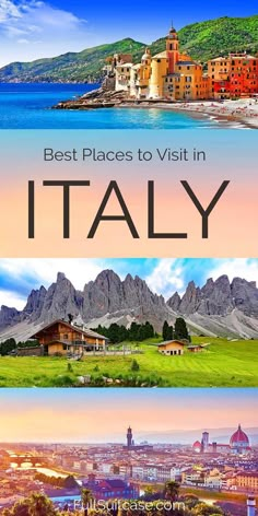 the best places to visit in italy