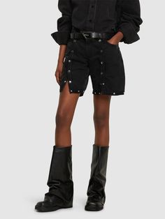 Find THE ATTICO 30mm Robin Leather Combat Boots on Editorialist. 30mm Rubber sole. Leather upper. Back pull loop Black Leather Combat Boots, Leather Combat Boots, The Attico, Black Boots Tall, Tall Leather Boots, Rounded Toe Boots, Flat Espadrilles, Shearling Jacket, Boots Outfit