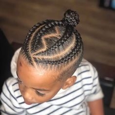 Man Bun Braids Kids, Braid Hairstyles For Kids Boys, Braids For Lil Boys, Hairstyles For Baby Boys Black, Mixed Boys Braids, Easy Boy Braid Styles, Braided Hairstyles For Kids Boys, Little Boy Braid Styles, Baby Boy Braids Hairstyles