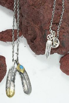 Turquoise Cross, Feather Necklace, Silver Feather, John Mayer, Feather Necklaces, Silver Style, With Meaning, Coin Pendant, Natural Turquoise