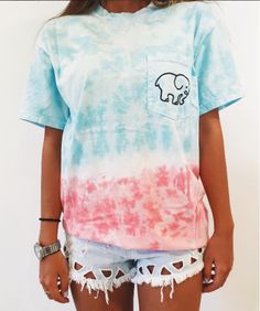 ~ @teenqueenXX ~ Ivory Ella Shirts, Ivory Ella, Estilo Hippie, Kestrel, Tie Dye Shirt, Dye Shirt, Blue Tie, Blue Tie Dye