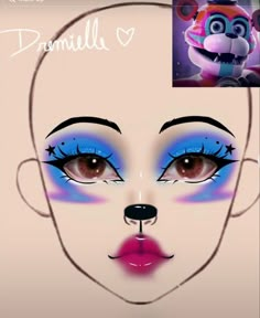 Ballon boy fnaf makeup, Chica fnaf makeup inspiration, makeup, bonnie makeup fnaf, foxy makeup fnaf, sun makeup fnaf, moon makeup fnaf #fnaf #fnafpuppet #fnafedit #fnafsecuritybreach  #fivenightsatfreddys #1 #tiktok #makeup #makeupideas #cosplay #ballonboy Roxy Makeup Fnaf, Five Nights At Freddy's Makeup, Fnaf Outfits, Chica Cosplay