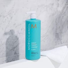 Moroccanoil® Clarifying Shampoo is a deep-cleansing formula that removes everyday buildup, restoring hair to a weightless, healthy balance.  Hair products, hard water and mineral deposits, chlorine and environmental impurities can all leave scalp buildup over time—which can cause dull, greasy or limp hair. What clarifying shampoos do is work to remove the buildup that causes dull, lifeless hair.  FEATURES: Rich in argan and avocado oils, keratin, lavender, chamomile and jojoba extracts. This clarifying shampoo nourishes your hair while gently cleansing impurities away.  Color-safe. Sulfate-free, phosphate-free and paraben-free. Can be used prior to a color, perm or chemical treatment for the most even results. sizes: 8.5 oz. , 33.8 oz.. Packaging may vary based on manufacturer availability The Organic Pharmacy, Limp Hair, Keratin Complex, Lifeless Hair, Pca Skin, Skin Medica, Clarifying Shampoo, Image Skincare, Healthy Balance