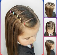 5 Year Hairstyles, Kids Thanksgiving Hairstyles, Spring Picture Hairstyles For Kids, Elementary Hairstyles, Cute Hairstyles For Girls Kids Easy, Kids Hairstyles Girls Easy Short, Quick Girls Hairstyles Kids, Preschool Hairstyles, Toddler Hair Dos