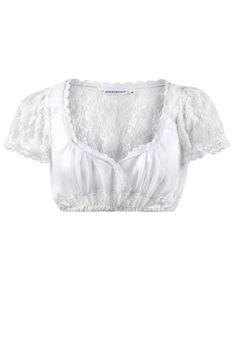 100 % Polyester Lace Dirndl Blouse Stockerpoint Blouse B5050 White Dirndl blouse for women from Wiesnwuid. This exclusive blouse enchants with its special mix of materials. The very high quality, stretchable fabric adapts to every figure. The rounded V-neck and the noble lace processing are special eye-catchers. Dirndl Blouse, Folk Festival, Dirndl Dress, Blouse For Women, Blouse White, Lace Design, Embroidered Lace, Bavaria, Austria