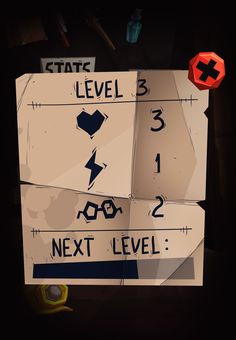 an image of a game screen with numbers and symbols on it, in the dark