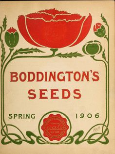 an old advertisement for boddington's seeds