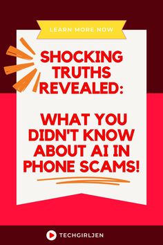 the text reads, shocking truth revealed what you didn't know about at phone scams