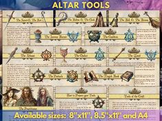 the wizard's altar and other items are shown in this screenshoter image