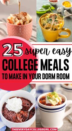 25 super easy college meals to make in your dorm room