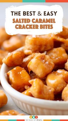 the best and easy salted caramel cracker bites