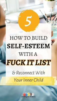 In this post, I’m sharing a fun activity which will raise your self-esteem and make you feel worthy. If you often do according to what you think you SHOULD instead of what you WANT, here’s a fun self-care exercise to help you step into your worth and power. Learn how to build your self-esteem with a fuck-it list and reconnect with your inner child! You matter, so it's time to put yourself first and make your wishes a priority. It's almost like a self-care bucket list, but way better! Self Esteem Activities, Put Yourself First, Building Self Esteem, Personal Growth Motivation, Growth Motivation, Personal Improvement, Planner Pdf, You Matter, Mental And Emotional Health