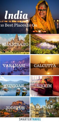 10 Best Places to Go in India - SmarterTravel India Travel Places, Travel Infographic, Holiday Travel Destinations, Travel Destinations Bucket Lists, Visit India, Quotes About Photography, Destination Voyage, Bucket Lists