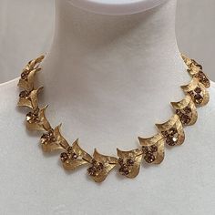 Vintage 50s Arthur Pepper Gold Tone Choker Necklace 50s Vintage, Choker Necklaces, Women Accessories Jewelry, Women's Jewelry, Necklace Etsy, Women's Accessories, Choker, Choker Necklace, Beauty Book