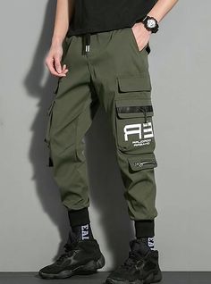 Army Fashion Men, Techwear Joggers With Cargo Pockets For Outdoor, Military Style Cargo Pants With Flap Pockets For Streetwear, Military Style Cargo Pants With Side Pockets For Streetwear, Military Style Cargo Pants With Multiple Pockets For Streetwear, Jogger Cargo Pants, Mens Cargo Pants, Cargo Pants Outfit Men, Full-length Cargo Pocket Joggers For Streetwear