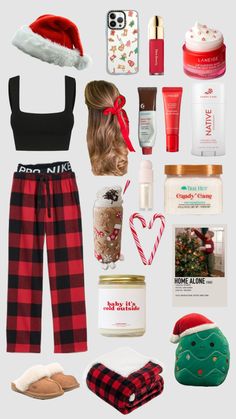 Preppy Outfits Christmas, Cute Chrismas Sweaters, Outfit Ideas For Christmas, Cristmas Pajamas, Christmas Clothes Ideas, Christmas Pajamas Teens, Cute Pajamas For Teenagers Christmas, Christmas Outfits