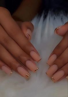 Major 2024 spring and Summer nails trends to know about!  We're sharing all the nail designs & nail inspo you'll need to know for this summer taken right off the runway! I can't wait to get #6 on this list, too cute! #nailart #summernails #nails Short Classy Birthday Nails, Natural Nails White Tip, Job Interview Nails Ideas, Nail Art Designs Orange Color, Nail Ideas For Formal Event, Gold Nail Designs Square, Nude Neutral Nails, Nail Art Designs Natural Nails, Sns Nails With Design