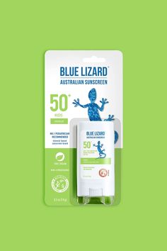 BLUE LIZARD Mineral Sunscreen Stick with Zinc Oxide SPF 50+ Water Resistant UVA/UVB Protection Easy to Apply Fragrance Free, Kids, Unscented, 5 Oz Blue Lizard, Sunscreen Stick, Johnson And Johnson, Mineral Sunscreen, Spf 50, Toddler Gifts, Sunscreen