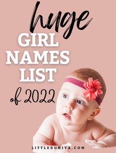 HUGE List Of Girl Names of 2022 For you to choose from, we’ve compiled unusual, lovely, and contemporary names. Check out these most Popular Baby Girl Names in 2022. Rustic Boy Names, Popular Baby Girl Names, Girls Names Vintage, Vintage Boy Names, Strong Baby Names