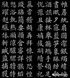 an old chinese text written in white ink