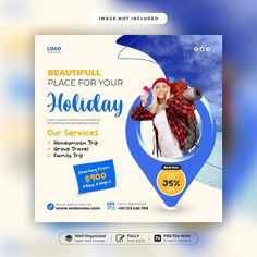 a flyer for a holiday event with a woman holding a teddy bear