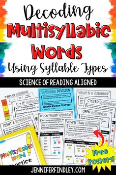 an image of multiling words using multiple types with text and pictures on it, including the