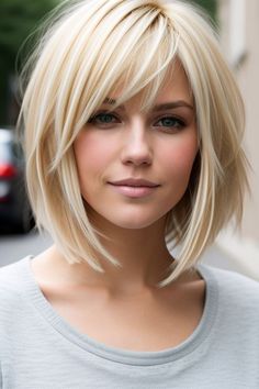 29+ Shag Haircuts Blonde 22 Layered Bob Face Framing, Shaggy Blonde Bob, Haircuts For Blonde Hair, Thick Hair Layers, Blonde Shag Haircut, Cuts For Medium Hair, Haircuts Blonde, Female Hairstyles, Haircuts For Medium Length Hair