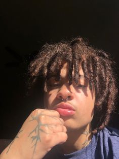 Black Hair Locs, Masc Lesbian, Fine Guys, Loc Inspiration, Afro Hair, Drawing Inspo, Hair Reference