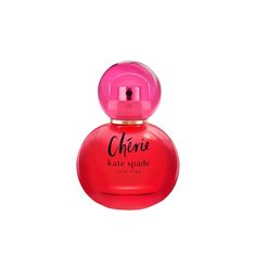 Discover the joyful, luminous and brand-new Kate Spade Chérie Eau de Parfum. This floral fragrance is in the spirit of pop art: colorful top notes of redcurrant and raspberry, trailed by precious flowers scent of sweet pea and sambac jasmine, rounded out with enveloping musks and white woods. Kate Spade Perfume, Sambac Jasmine, Philosophy Amazing Grace, Target Beauty, Flower Scent, Rose Absolute, Girls Stuff, Perfume And Cologne, Fragrance Gift