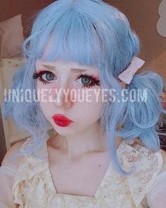 Shining Star Dark Gray Big Eyes Colored Contacts – UNIQUELY-YOU-EYES Anime Make-up, Harajuku Makeup, Fantasy Make-up, Makeup Tumblr, Instagram Photoshoot, Anime Makeup, Kawaii Makeup, Style Kawaii, Doll Aesthetic