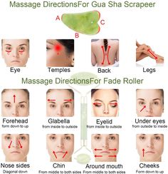 Face Massage Anti Aging, Facial Routine Skincare, Skin Roller, Roller Massage, Massage Stones, Gua Sha Facial, Gua Sha Tools, Yoga Facial