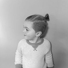 The Latest Trend In Kids Hair Is Going to Look VERY Familiar | Brit   Co Toddler Boy Long Hair, Toddler Boy Haircut Fine Hair, Man Bun Haircut, 1st Haircut, Toddler Boy Haircut, Baby Haircut