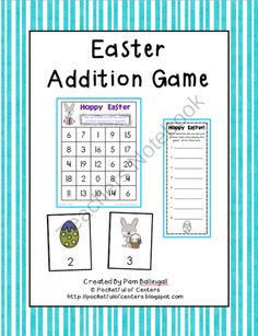 an easter addition game for kids