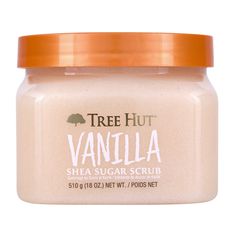 Arrives by Tue, Aug 29 Buy Tree Hut Body Scrub, Shea Sugar Hydrating Exfoliator for Softer, Smoother Skin, Vanilla, 18 oz at Walmart.com Christmas Wishlist For Teens, Vanilla Fudge, Scrub Corpo, Sugar Body Scrub, Skin Care Items