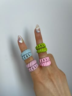 Abstract Rings, Fairy World, Polymer Clay Jewelry Tutorials