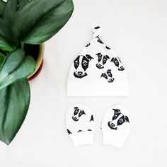 Jack Russell Terrier Organic Cotton Baby Hat And Mittens Set For Girls And Boys, Newborn Coming Home Outfit, Dog Lover Baby Shower Gift Newborn Coming Home Outfit, Newborn Beanie, Baby Hats Knitting, Organic Baby Clothes, Organic Cotton Baby, Baby Leggings