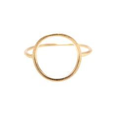 PRICES MAY VARY. Ring size 6 and 0.5" wide on top part Tarnish resistant and hand polished Modern Brush Metal Finish Lead compliant and Imported Gift box packed A modern open circle ring is feminine yet edgy. This is minimal and stylish at the same time. Modern Adjustable Initial Ring With Open Design, Modern Adjustable Initial Open Ring, Modern Adjustable Stackable Dome Ring, Modern Adjustable Rings For Everyday, Modern Adjustable Dome Ring For Everyday, Modern Adjustable Rings, Modern Open Circle Jewelry With Ring Detail, Modern Metal Circle Ring Jewelry, Modern Adjustable Dome Ring As Gift