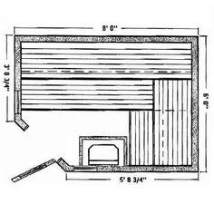 Our 5-sided Catalina indoor kit offers a unique design, perfect for any room corner. This unique 5-sided sauna has two glass sidelights, giving it a spacious, open feel. The Catalina Sauna is crafted with grade-A Western red cedar to provide a stunning and sturdy build. Western red cedar is perfect for sauna benches and interiors because it doesn't secrete resin or overheat, and it is also water repellent. This unique 5-sided sauna has two glass sidelights, giving it a spacious, open feel. Enjoy Sauna Dimensions, Corner Sauna, Rustic Saunas, Home Steam Room, Studio Apartment Plan, Diy Sauna, Cedar Bench, Electric Sauna Heater, Sauna Kit