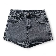 Shein Ezwear Women's Denim Skorts With Pockets - Black Heather Gray Denim Jean Short Mini Skort Skirt Size: 28 Condition: New. Didn’t Come With Tags But Comes In Original Packaging Which Is Just The Bag It Came In. Casual Washed Black Denim Skirt, High Rise Washed Black Grunge Bottoms, Washed Black High Rise Grunge Bottoms, Casual High Rise Gray Bottoms, Grunge High Rise Washed Black Bottoms, High Waisted Gray Denim Bottoms, Gray High-waisted Denim Bottoms, High Waist Gray Denim Bottoms, Gray High Waist Denim Bottoms