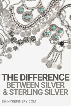 The Difference Between Regular Silver And Sterling Silver, silver jewelry facts #silver #silverjewelry #sterlingsilver #925silver Jewelry Facts, Diamond Jewelry Earrings, Walmart Jewelry, Jewelry Tips, Jewelry Education, Gold Earrings For Women