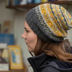 Yarn Kits: Saudade Hat | Fairlight Fibers Punto Fair Isle, Maglia Fair Isle, Fair Isle Hat, Fair Isle Knitting Patterns, Fair Isle Pattern, Fair Isle Knitting, Knitting Gift, Hat Knitting Patterns, Free Knitting Pattern