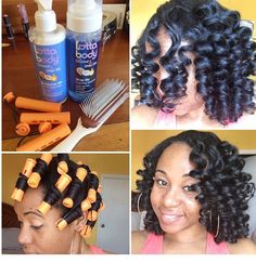 Perm Rod Set, Summer Hairstyles For Black Women, Natural Hair Care Tips, Summer Hairstyles For Medium Hair, Easy Summer Hairstyles, Natural Hair Styles Easy, Hairstyles Summer