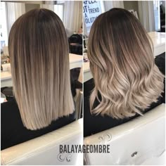 Hair Color 2017, Medium Layered Hair, Hair Dyes, Hairstyle Inspiration, Ash Brown, Short Hair Color, Brown Blonde Hair, Ombre Hair Color