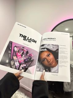 Design your own lash magazine or lash look book ✨  #lashes #lashextensions #lashroomdecor #lashesfordays #aesthetic #lashlookbook #lashtechbranding #lashtemplate #lashartist Lash Content, Beauty Shop Decor, Lash Room Ideas, Brow Extensions, Nail Tech School, Esthetician Inspiration, Lash Brand, Lashes Business