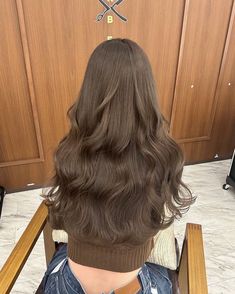 Cool Tone Brown Hair, Brown Hair Korean, Beige Hair Color