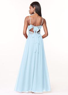 AZAZIE ZEYA - Bridesmaid Dresses Ice Blue Bridesmaid Dress, Sky Blue Bridesmaid Dresses, Lavender Bridesmaid Dresses, Black Order, White Alabaster, Azazie Bridesmaid Dresses, Mai Tai, Blue Bridesmaid Dresses, Floor Length Dresses