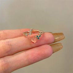 Aphrodite Ring LIN20 - mkkawaiishop Aphrodite Rings, Aphrodite Ring, Kawaii Store, Index Finger Ring, Index Finger Rings, Ring Female, Fashion Creative, Cluster Rings, Womens Jewelry